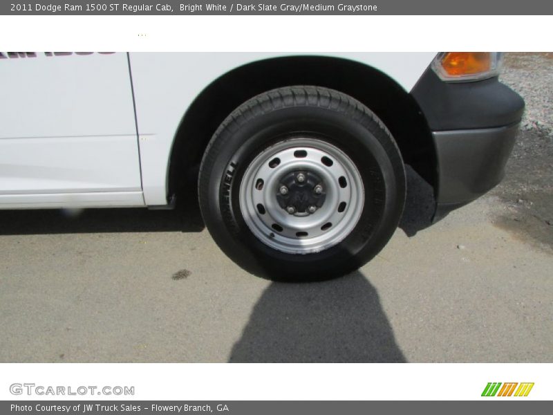 Bright White / Dark Slate Gray/Medium Graystone 2011 Dodge Ram 1500 ST Regular Cab