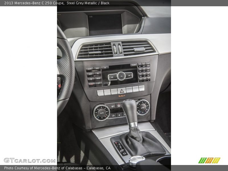 Steel Grey Metallic / Black 2013 Mercedes-Benz C 250 Coupe