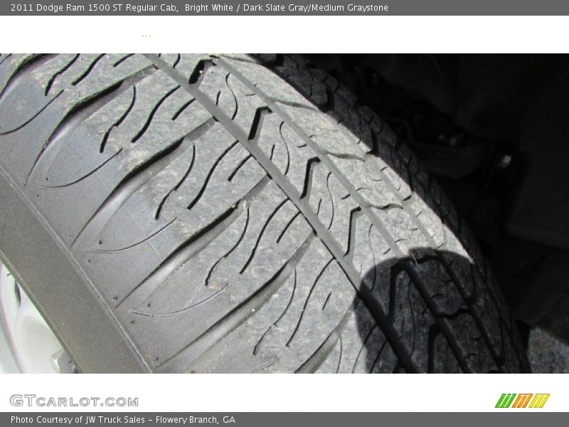 Bright White / Dark Slate Gray/Medium Graystone 2011 Dodge Ram 1500 ST Regular Cab