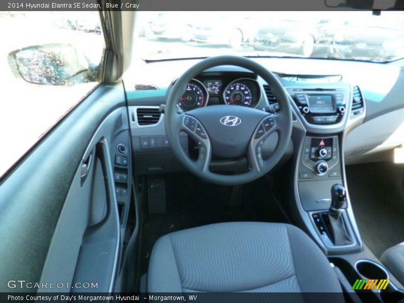 Blue / Gray 2014 Hyundai Elantra SE Sedan