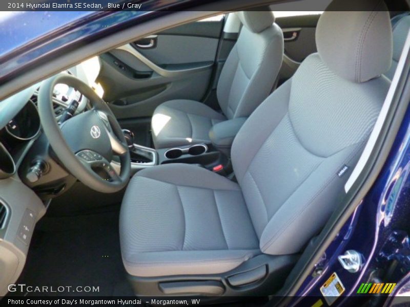 Blue / Gray 2014 Hyundai Elantra SE Sedan