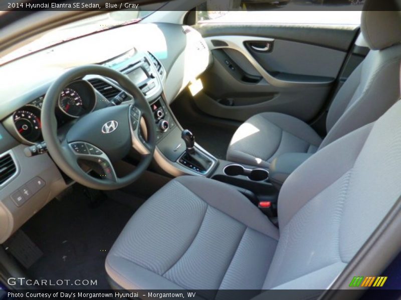 Blue / Gray 2014 Hyundai Elantra SE Sedan