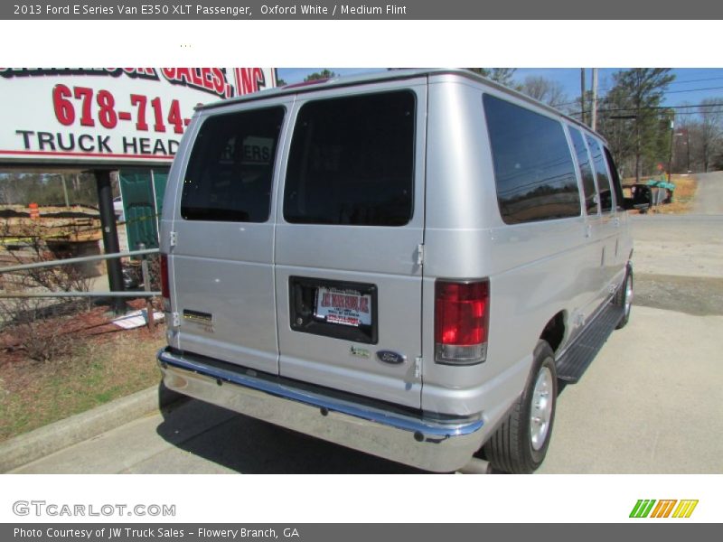 Oxford White / Medium Flint 2013 Ford E Series Van E350 XLT Passenger