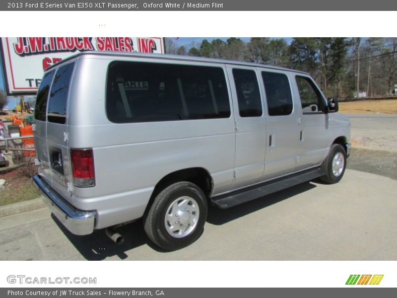 Oxford White / Medium Flint 2013 Ford E Series Van E350 XLT Passenger