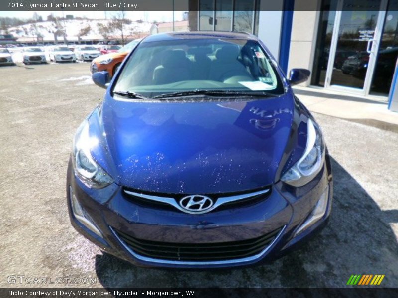 Blue / Gray 2014 Hyundai Elantra SE Sedan