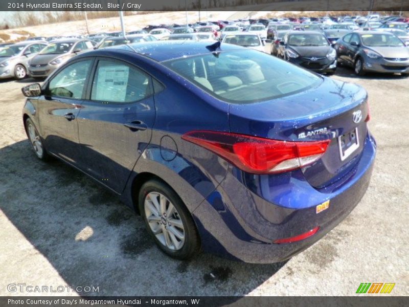Blue / Gray 2014 Hyundai Elantra SE Sedan