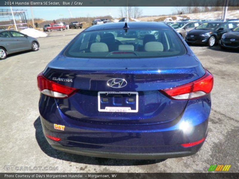 Blue / Gray 2014 Hyundai Elantra SE Sedan