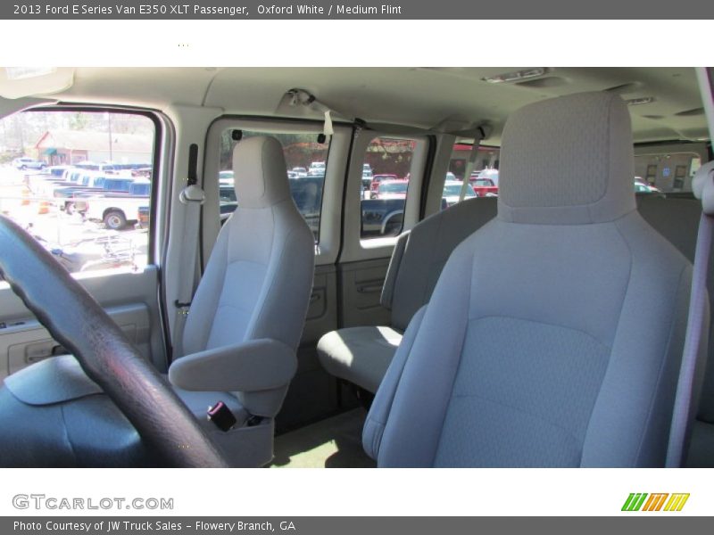 Oxford White / Medium Flint 2013 Ford E Series Van E350 XLT Passenger