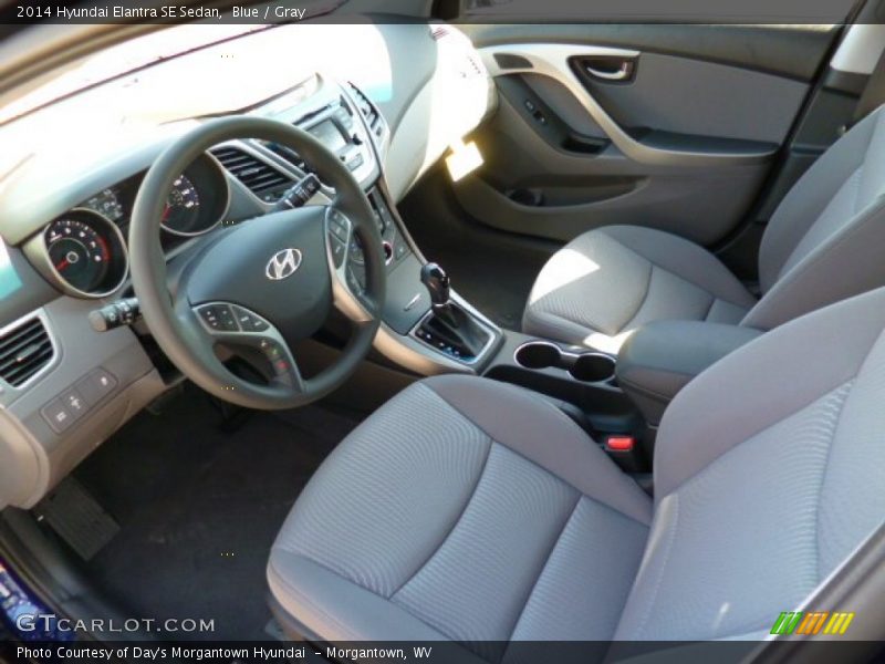 Blue / Gray 2014 Hyundai Elantra SE Sedan