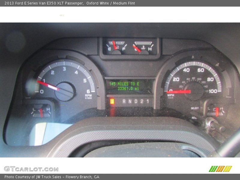 Oxford White / Medium Flint 2013 Ford E Series Van E350 XLT Passenger