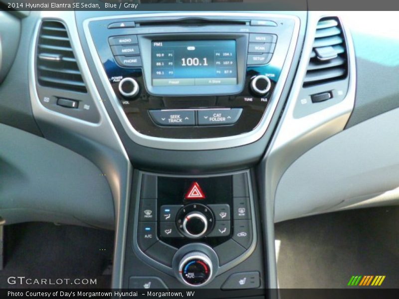 Blue / Gray 2014 Hyundai Elantra SE Sedan