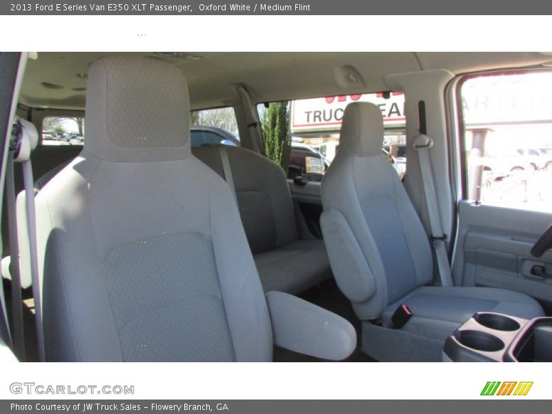 Oxford White / Medium Flint 2013 Ford E Series Van E350 XLT Passenger