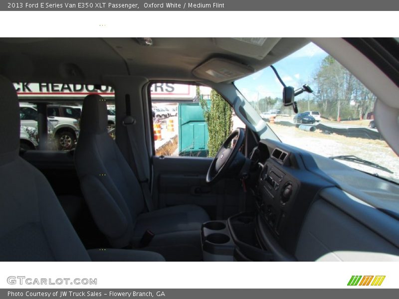 Oxford White / Medium Flint 2013 Ford E Series Van E350 XLT Passenger