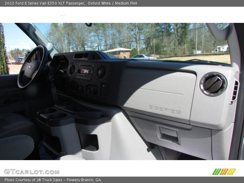 Oxford White / Medium Flint 2013 Ford E Series Van E350 XLT Passenger
