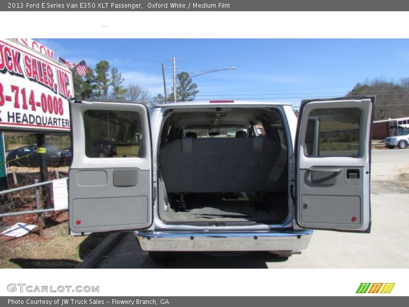 Oxford White / Medium Flint 2013 Ford E Series Van E350 XLT Passenger
