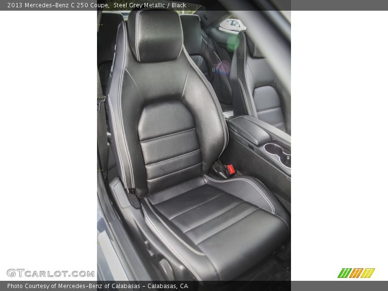 Steel Grey Metallic / Black 2013 Mercedes-Benz C 250 Coupe