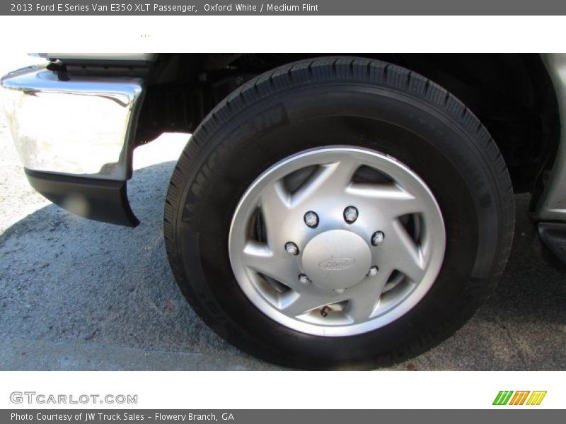 Oxford White / Medium Flint 2013 Ford E Series Van E350 XLT Passenger