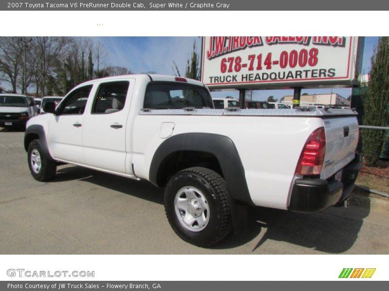 Super White / Graphite Gray 2007 Toyota Tacoma V6 PreRunner Double Cab