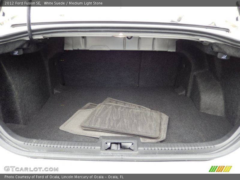 White Suede / Medium Light Stone 2012 Ford Fusion SE