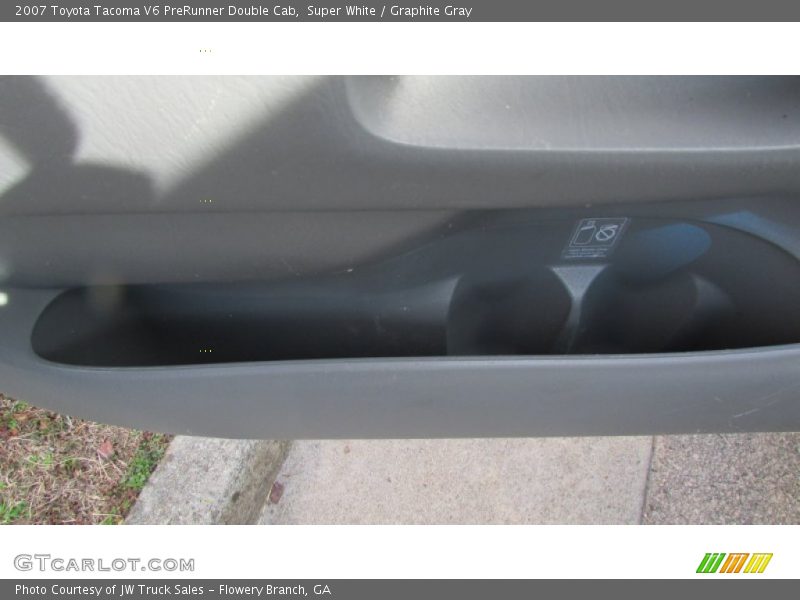 Super White / Graphite Gray 2007 Toyota Tacoma V6 PreRunner Double Cab