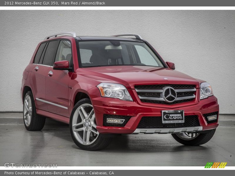 Mars Red / Almond/Black 2012 Mercedes-Benz GLK 350