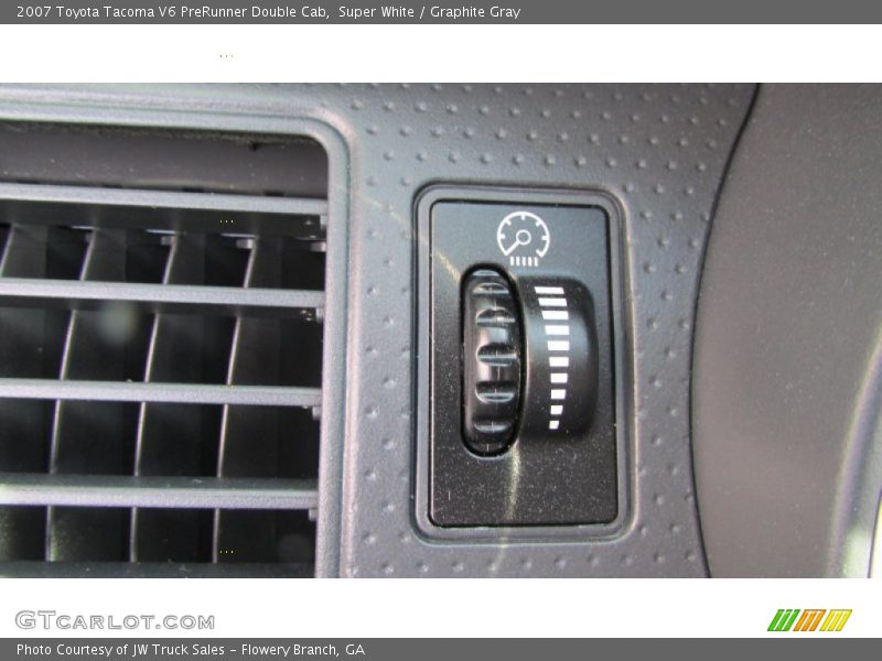 Super White / Graphite Gray 2007 Toyota Tacoma V6 PreRunner Double Cab