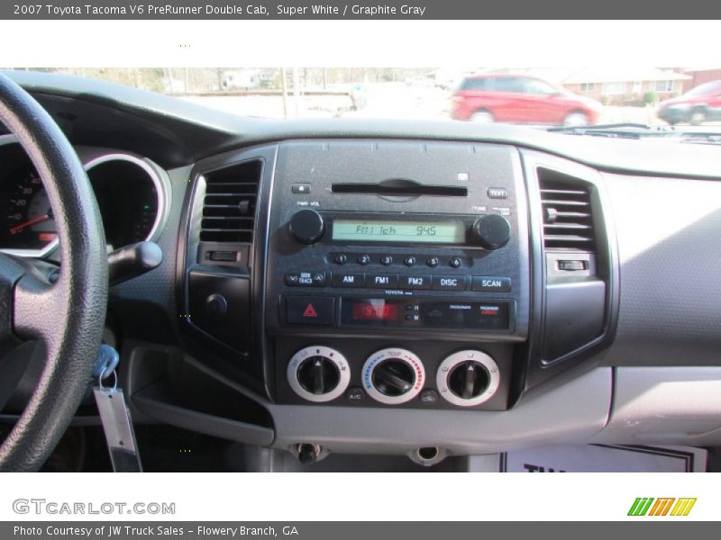 Super White / Graphite Gray 2007 Toyota Tacoma V6 PreRunner Double Cab