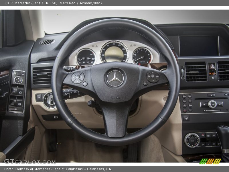 Mars Red / Almond/Black 2012 Mercedes-Benz GLK 350