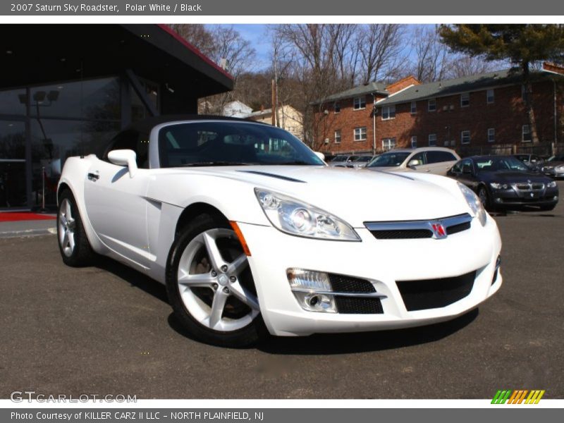 Polar White / Black 2007 Saturn Sky Roadster