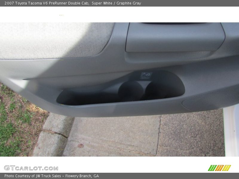 Super White / Graphite Gray 2007 Toyota Tacoma V6 PreRunner Double Cab