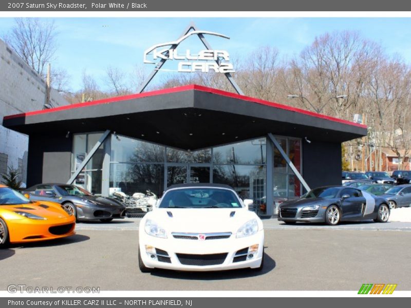 Polar White / Black 2007 Saturn Sky Roadster