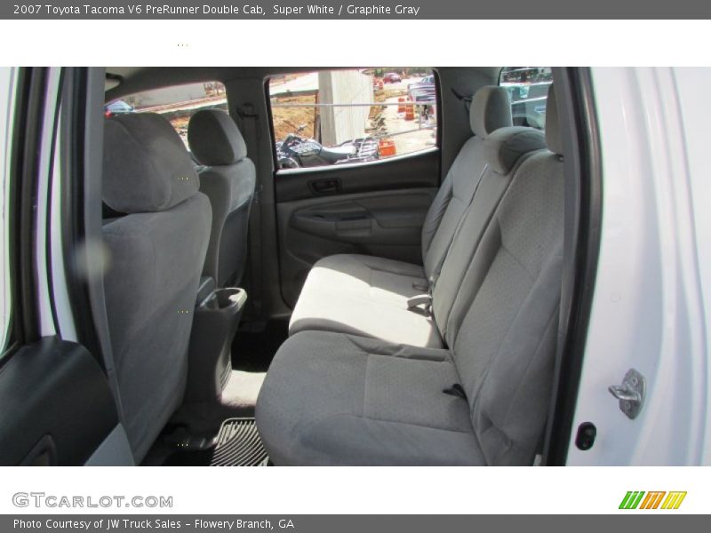Super White / Graphite Gray 2007 Toyota Tacoma V6 PreRunner Double Cab