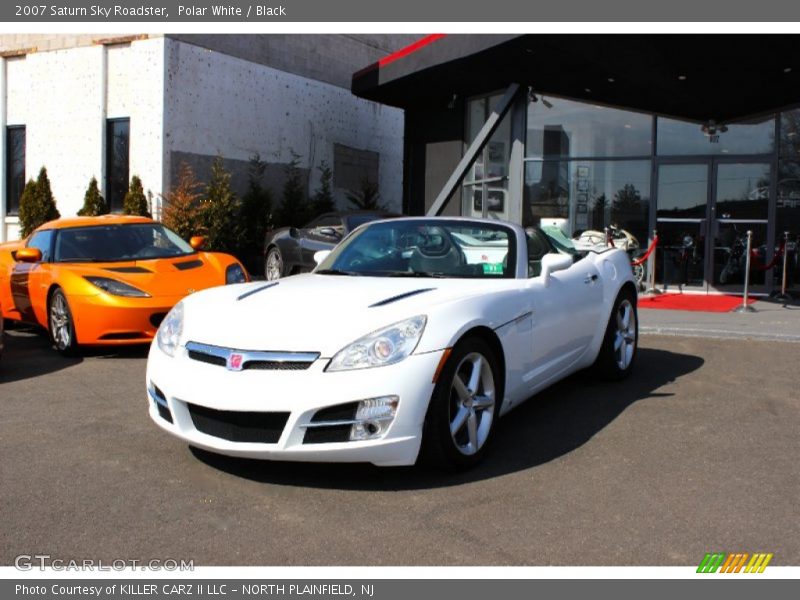 Polar White / Black 2007 Saturn Sky Roadster