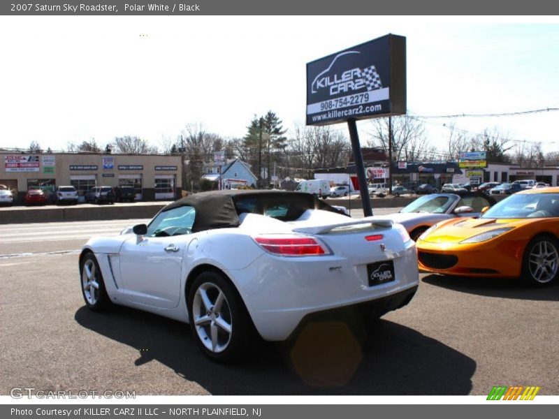 Polar White / Black 2007 Saturn Sky Roadster