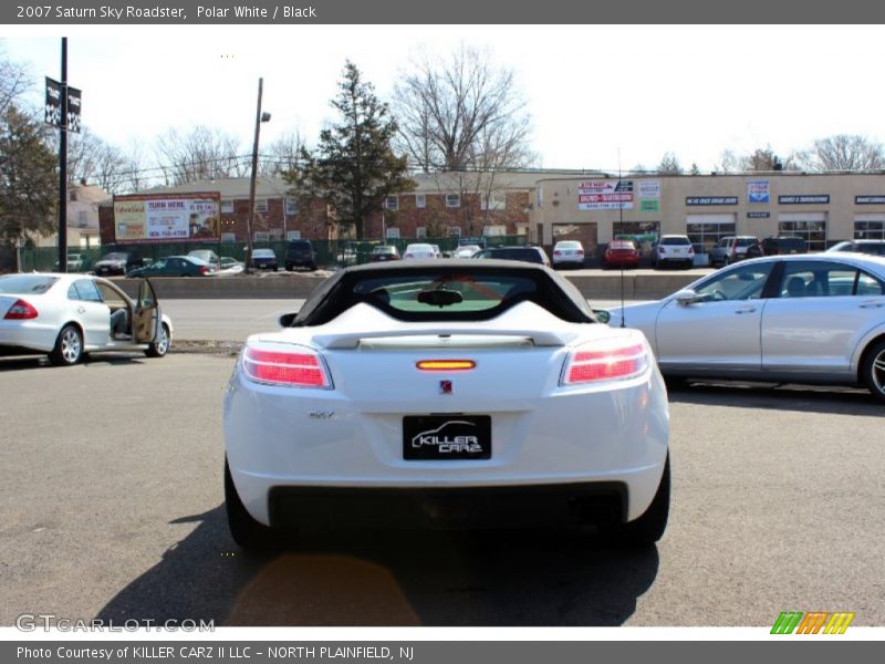 Polar White / Black 2007 Saturn Sky Roadster