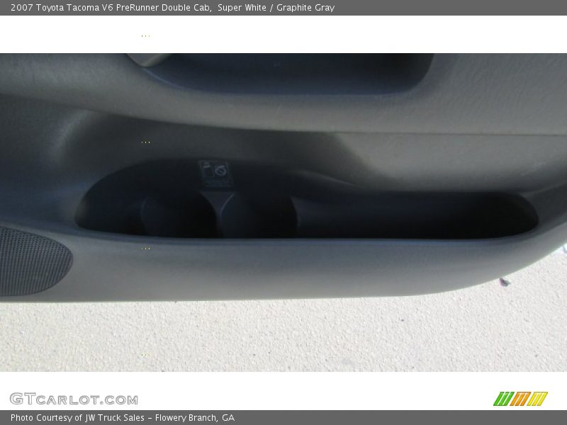 Super White / Graphite Gray 2007 Toyota Tacoma V6 PreRunner Double Cab