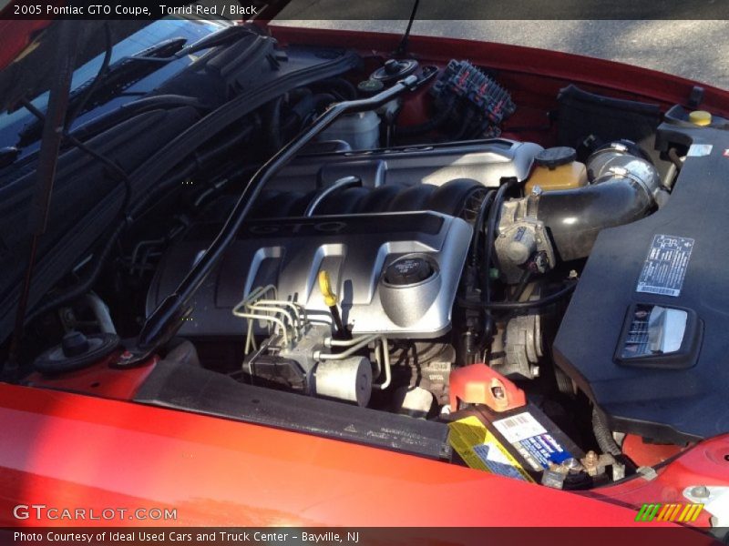 Torrid Red / Black 2005 Pontiac GTO Coupe