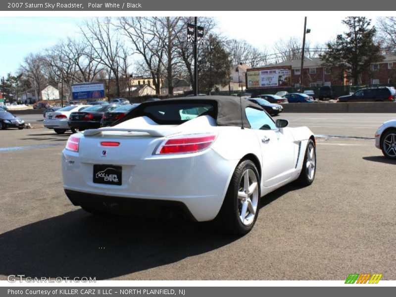 Polar White / Black 2007 Saturn Sky Roadster