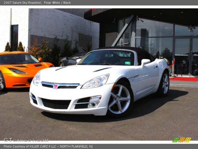 Polar White / Black 2007 Saturn Sky Roadster