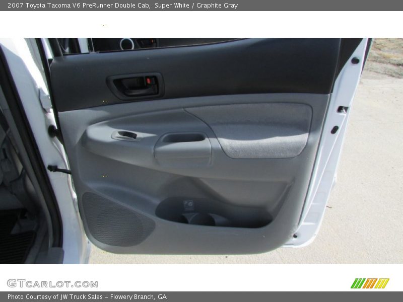 Super White / Graphite Gray 2007 Toyota Tacoma V6 PreRunner Double Cab