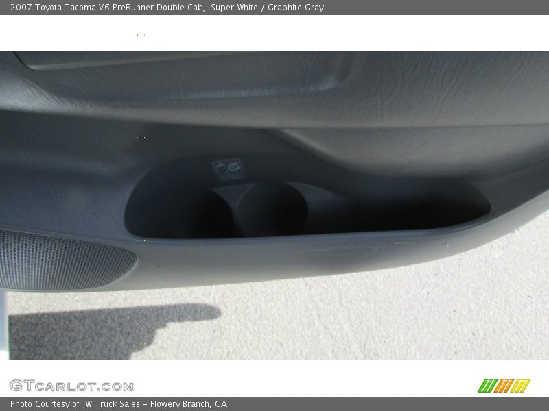 Super White / Graphite Gray 2007 Toyota Tacoma V6 PreRunner Double Cab