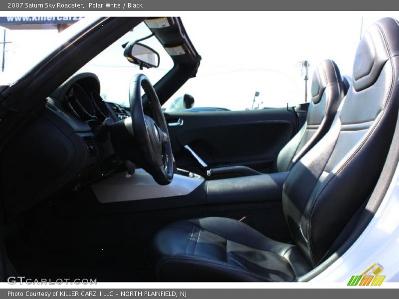 Polar White / Black 2007 Saturn Sky Roadster