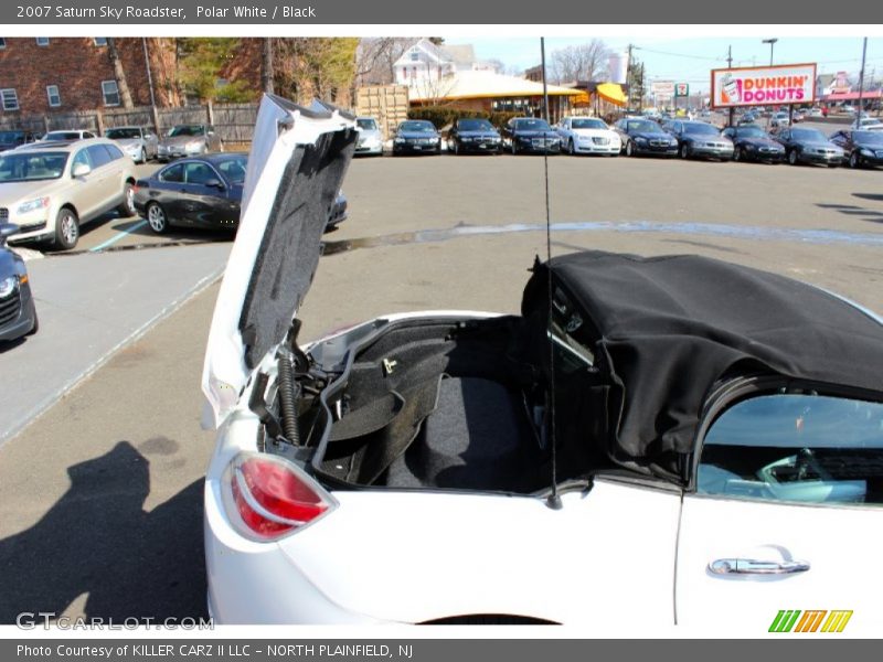 Polar White / Black 2007 Saturn Sky Roadster