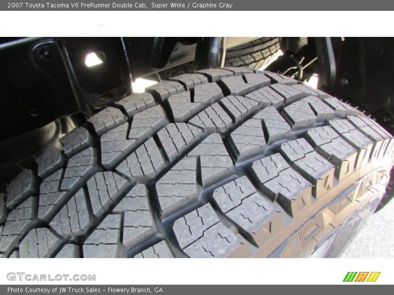 Super White / Graphite Gray 2007 Toyota Tacoma V6 PreRunner Double Cab
