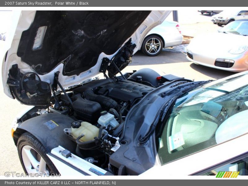 Polar White / Black 2007 Saturn Sky Roadster
