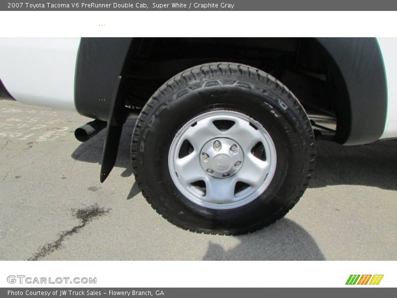 Super White / Graphite Gray 2007 Toyota Tacoma V6 PreRunner Double Cab