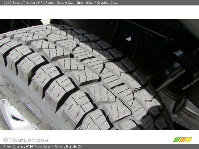 Super White / Graphite Gray 2007 Toyota Tacoma V6 PreRunner Double Cab