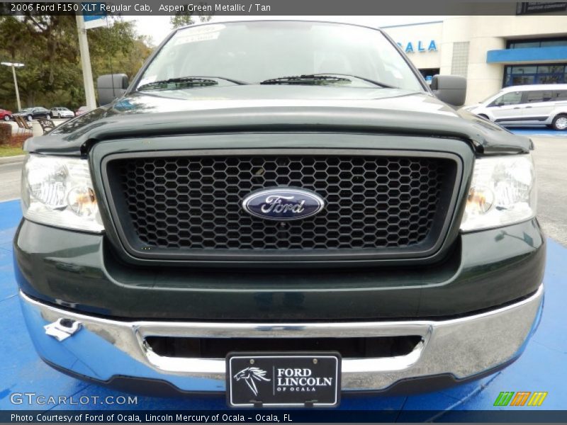 Aspen Green Metallic / Tan 2006 Ford F150 XLT Regular Cab