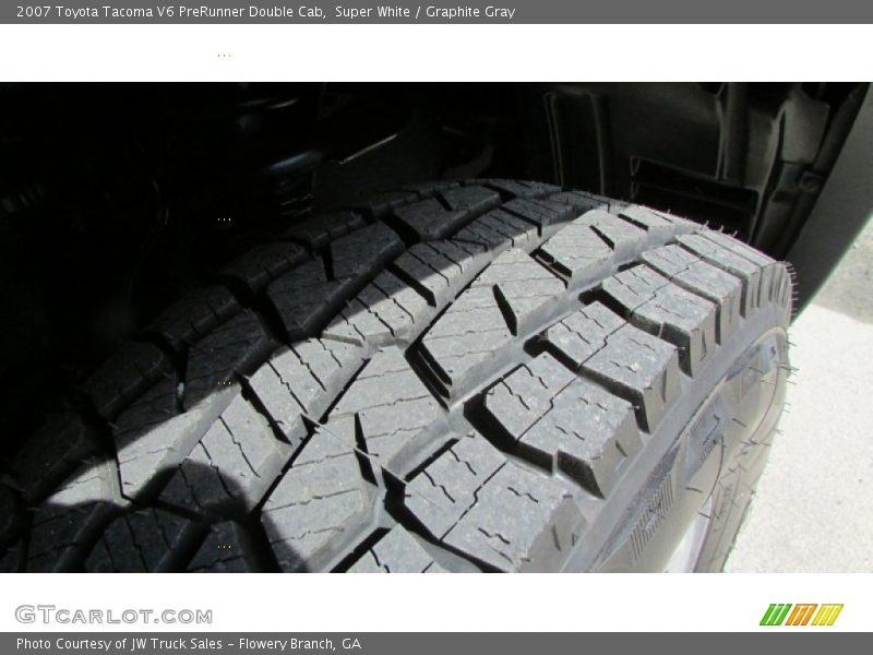 Super White / Graphite Gray 2007 Toyota Tacoma V6 PreRunner Double Cab