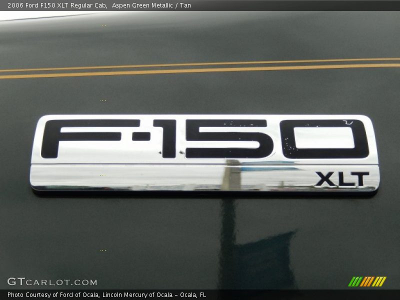 Aspen Green Metallic / Tan 2006 Ford F150 XLT Regular Cab